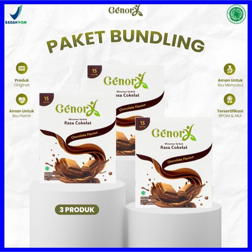 

BUNDLE 3BOX GENORY Susu Rasa Coklat Penggemuk Badan