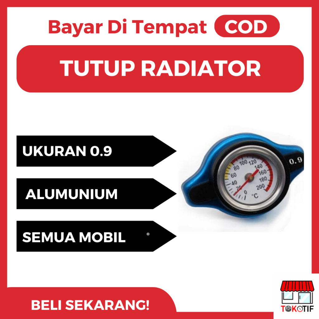 Radiator Cap 0.9 Tutup Radiator Coolant