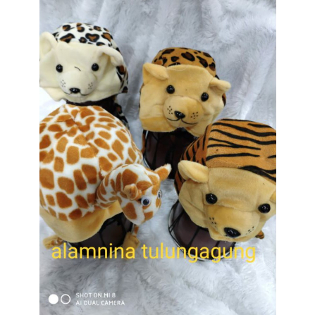 topi anak karakter hewan