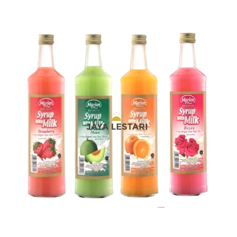 

Marjan Syrup With Milk (4 Varian Rasa) (460ml)