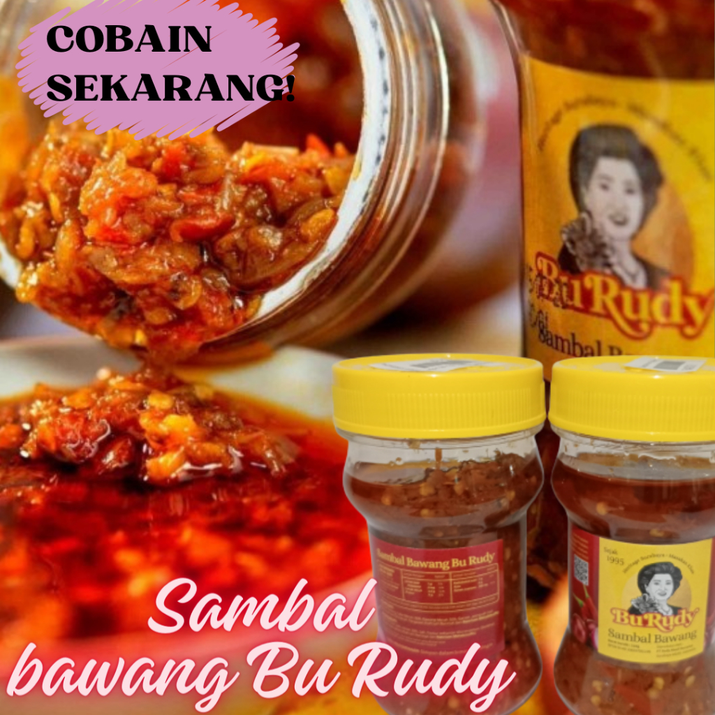 

BU RUDY SAMBAL 110gr | BAWANG OLEH KHAS ASLI