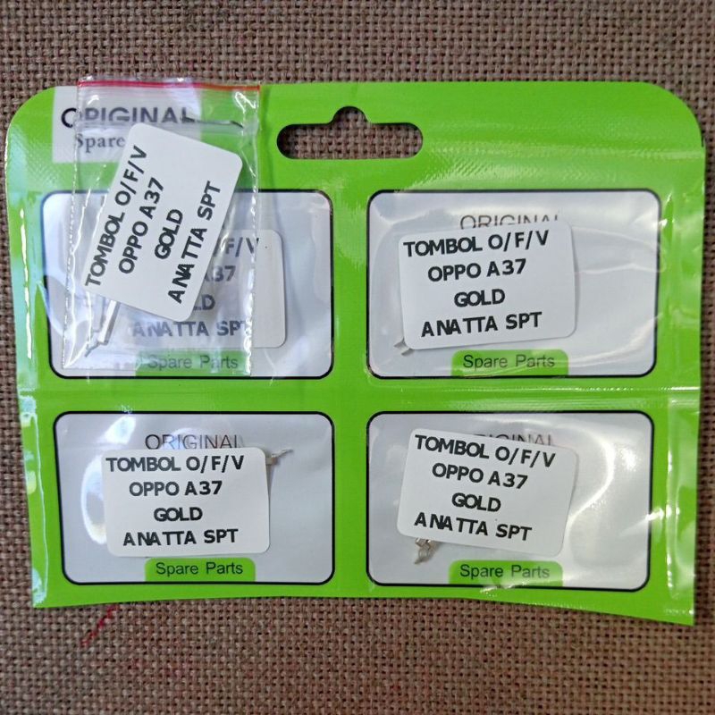 karet on off dan volume bagian luar hp oppo A37 gold switch luar