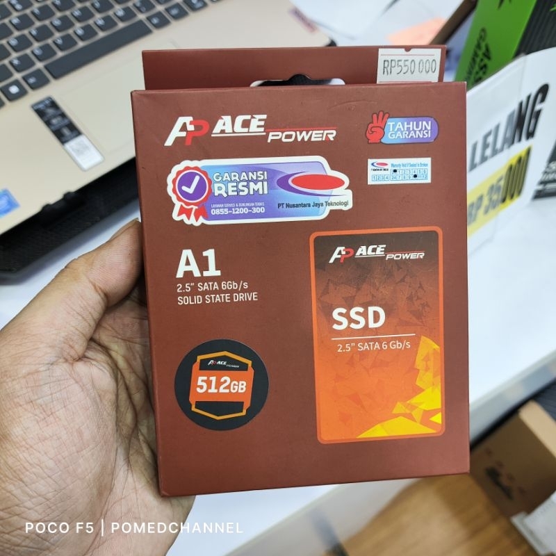 SSD SATA 2.5" ACE POWER 256GB 512GB