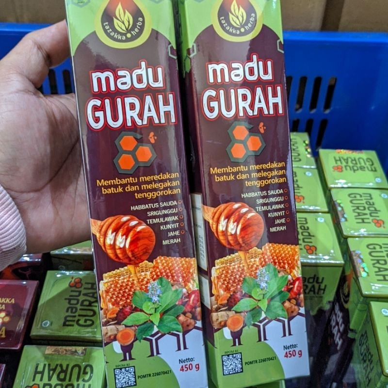 

Madu Gurah | Madu Gurah Tazakka | Obat Sesak Nafas Gangguan Pernafasan Dan Batuk Radang Herbal | Original 100%