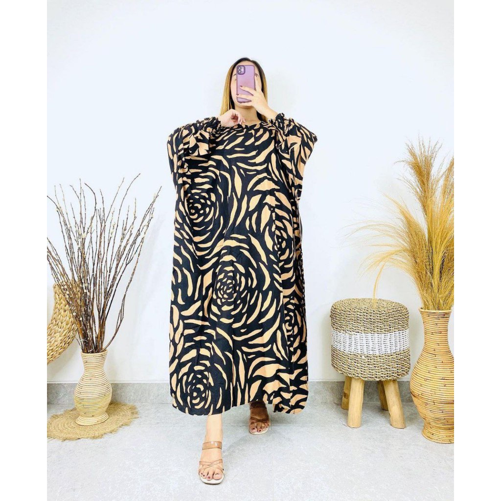 Benang Raja Gamis Kaftan Motif