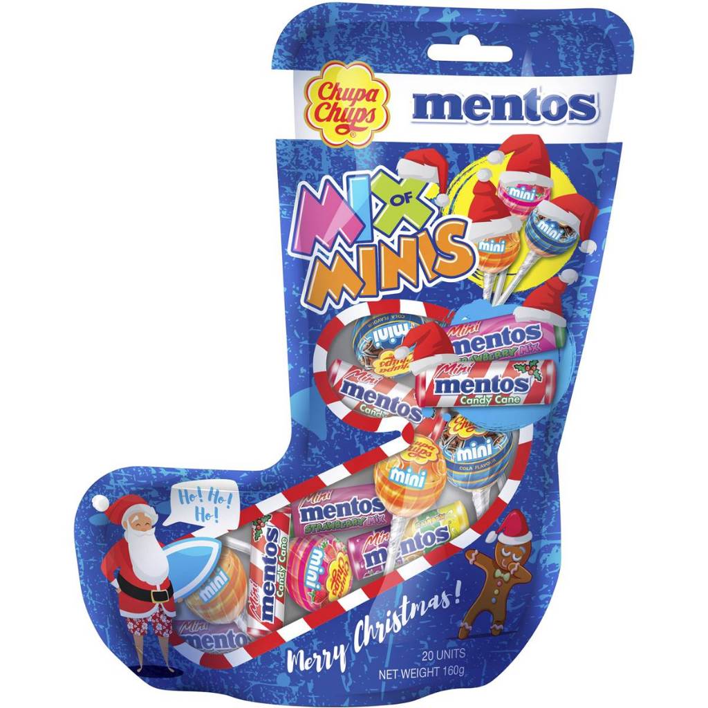 

CHUPA CHUPS MENTOS SOCKS CANDY CHRISTMAS EDITION 160gr
