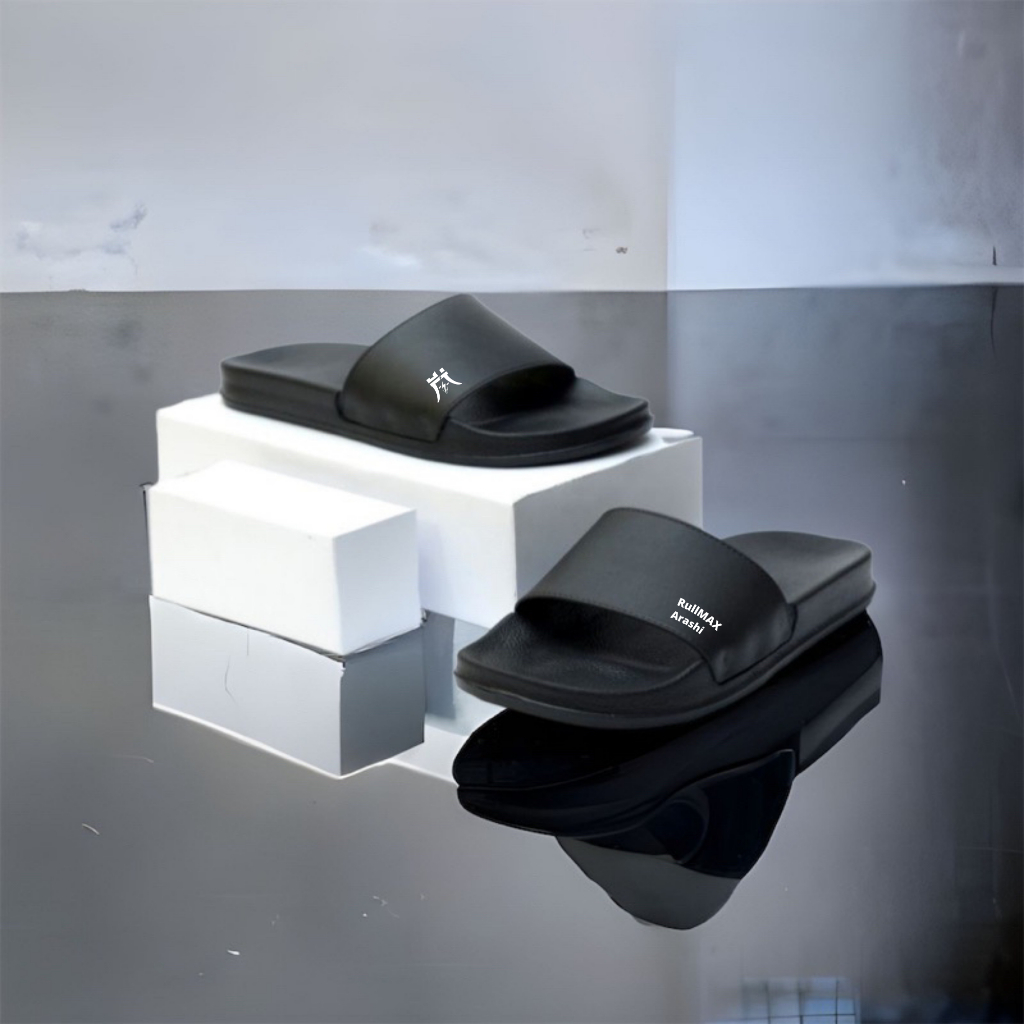 Sandal Slide RullMAX Arashi Sendal Slop Unisex Pria Wanita slip on Rubber High Quality