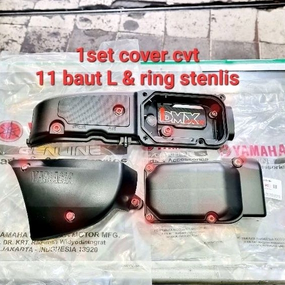 cover cvt yamaha mio sporty 1set 3pcs original yamaha