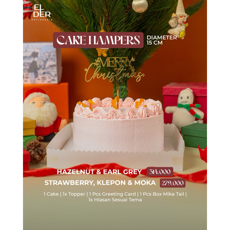 

Hampers Cake Natal Christmas premium