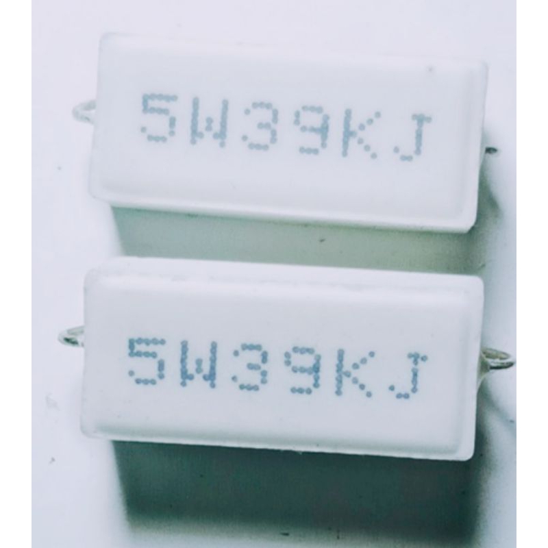 RESISTOR KAPUR 39K,  5 WATT