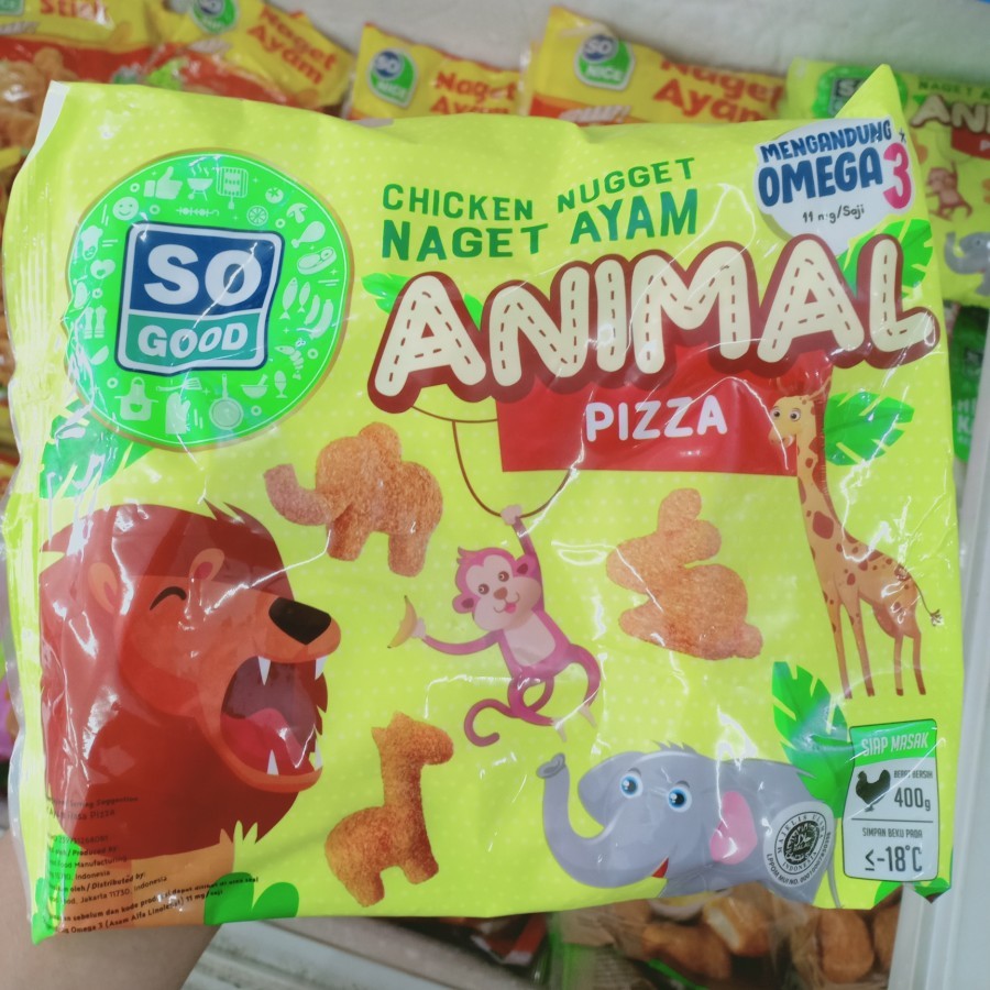 

SO GOOD CHICKEN NUGGET ANIMAL 400gr