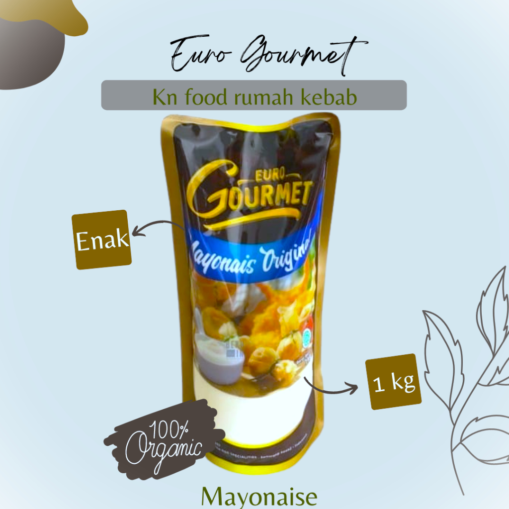 

Mayonaise Euro Gourmet /Mayonaise 1Kg/