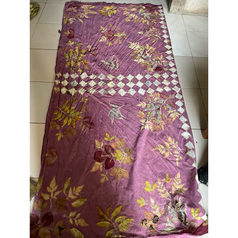 kain batik Ecoprint kain katun