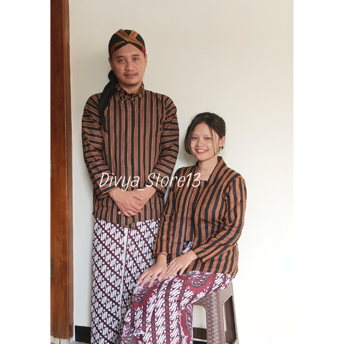 Baju Couple Lurik Pria Wanita Baju Lurik Pria Baju Lurik Wanita Baju Adat Jawa Couple Baju Preweddin