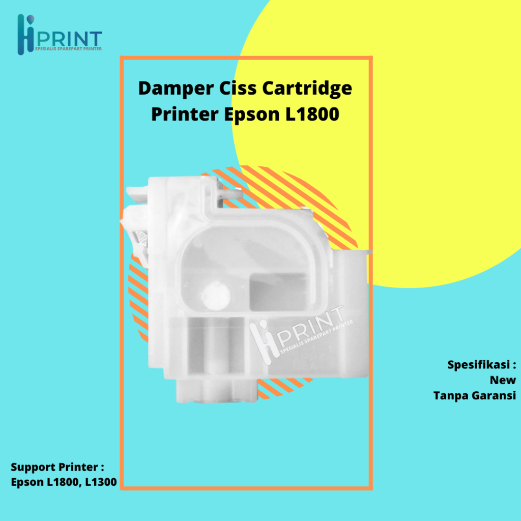 Damper Ecosolvent L1800 L800 DTF DTG Ciss L1800 Printer Epson L1800 Dampe Ciss L1800 New