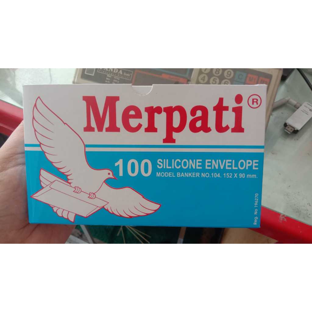 

Merpati 104-70GSM 100S (AA624773) Amplop Perekat Kondangan Isi 100 Lembar