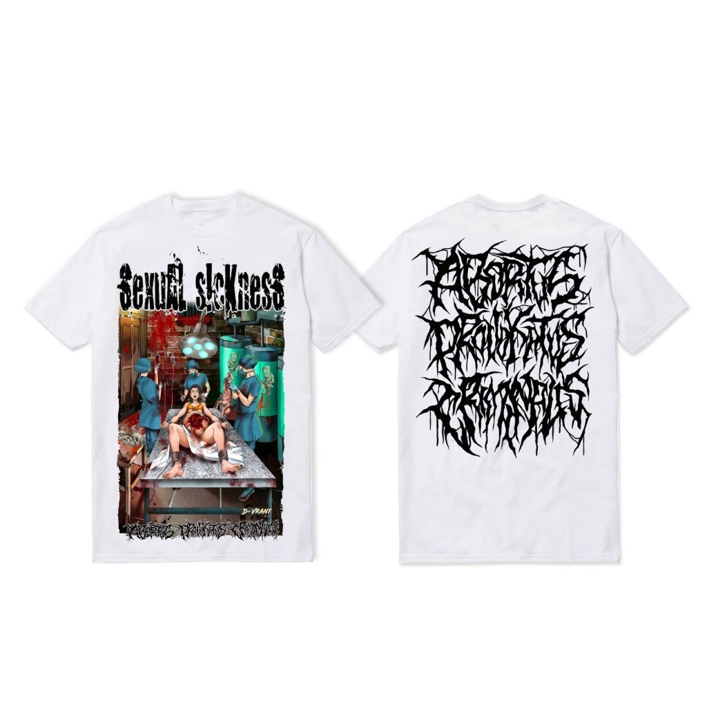 ORIGINAL T-Shirt SEXUAL SICKNESS - Abortus provocatus Criminalis (White )