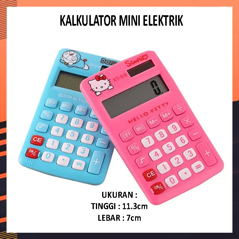 

*RS* KALKULATOR MINI KARAKTER 12DIGIT DD-518-12 / CALCULATOR DIGITAL