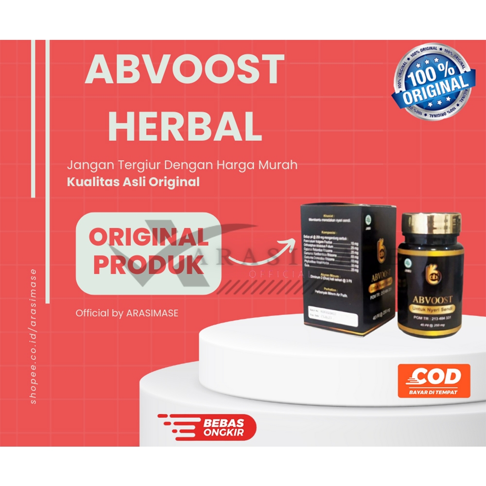 Abvoost 100% Asli Original Nyeri Sendi & Tulang BPOM Original - Arasimase