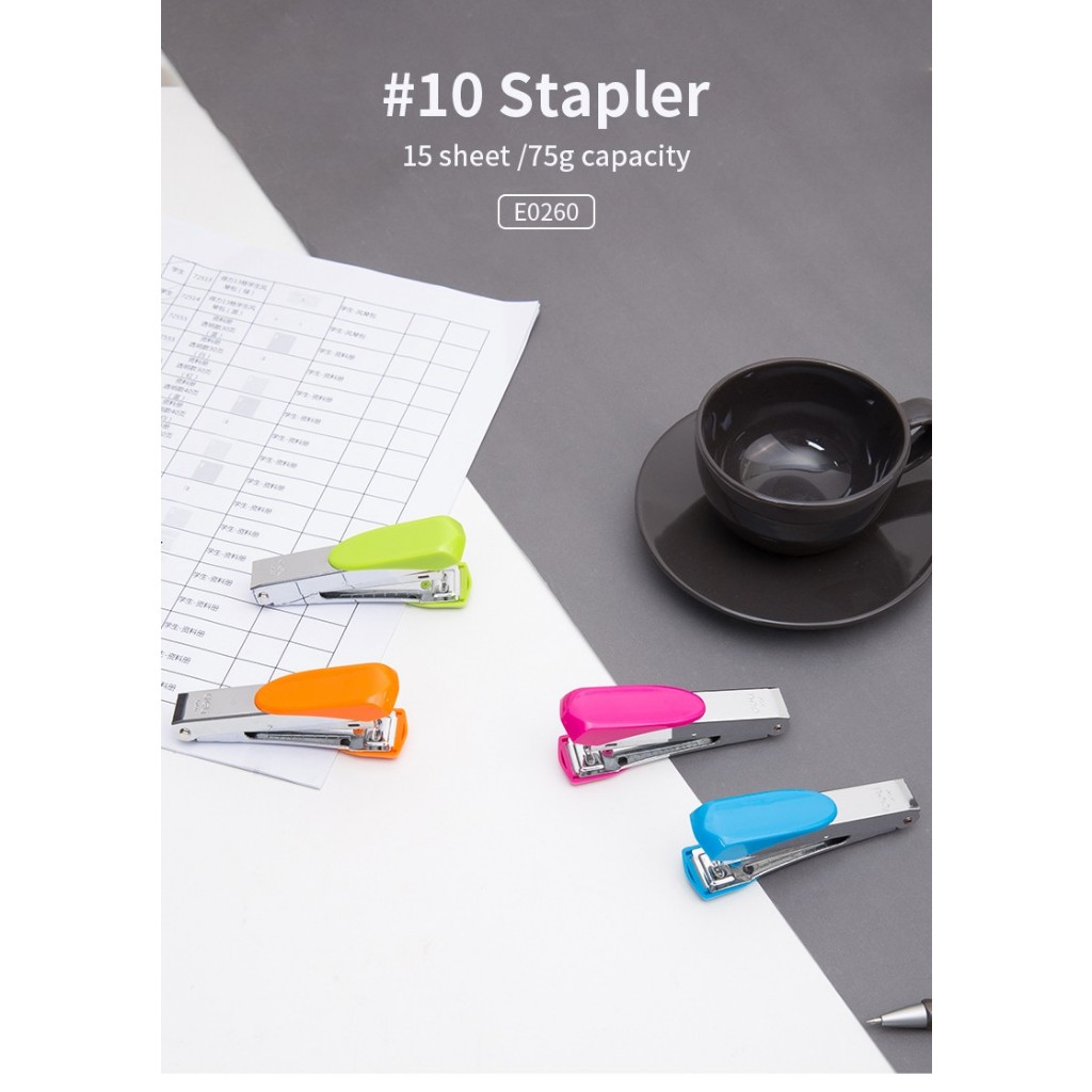 

DELI E0260 Stapler #10 15sheets Stapler Kantor Berwarna