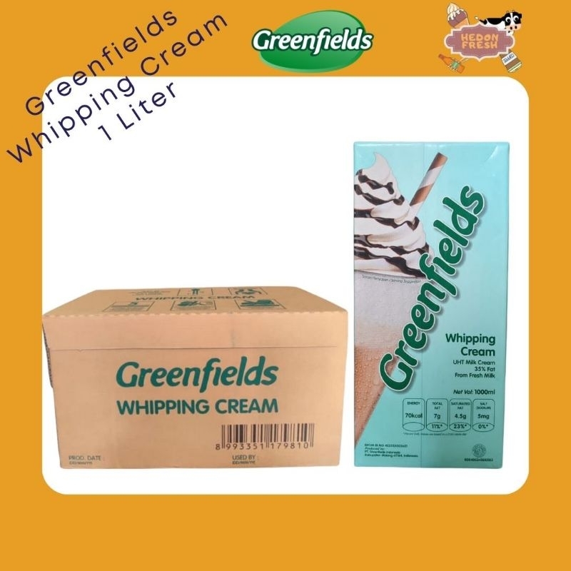 

Greenfield Whipping Cream Whip Cream 1 Liter