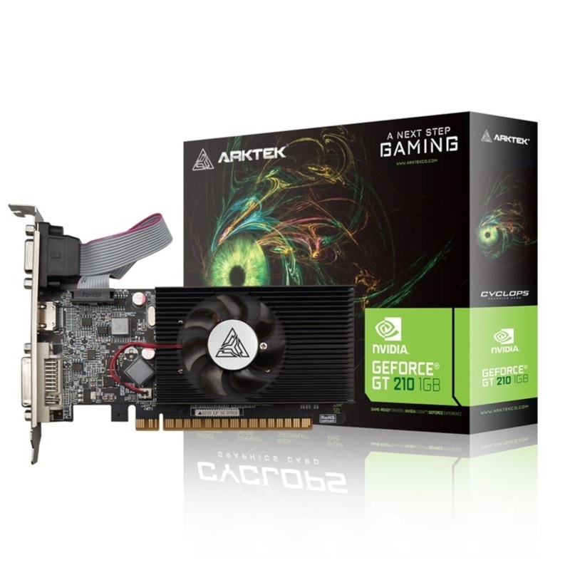 210GT 1GB DDR3 64Bit VGA ARKTEK CYCLOPS