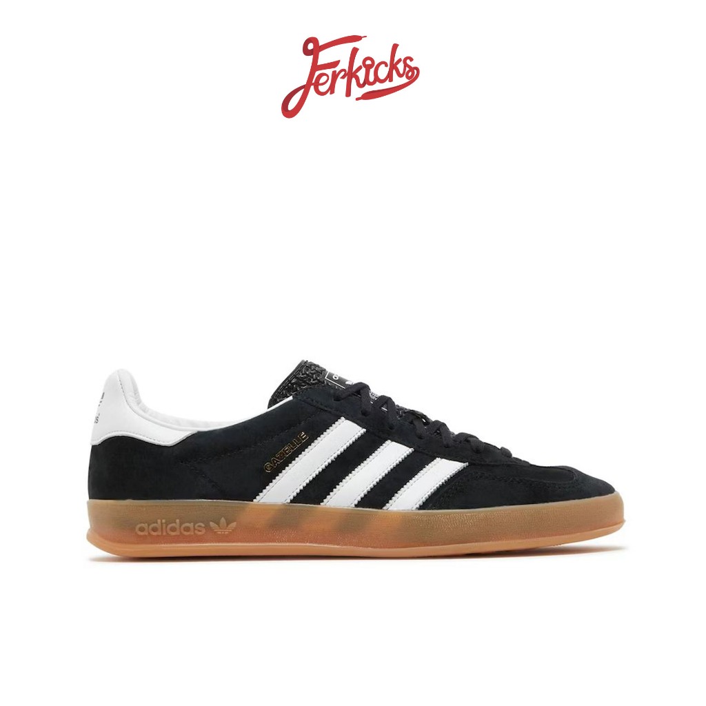 Adidas Gazelle Indoor Black White Gum