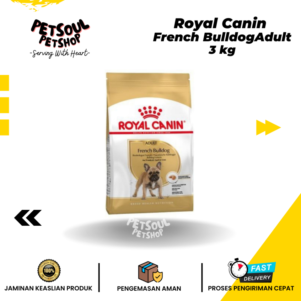 Royal Canin French Bulldog Adult 3kg Freshpack Makanan Anjing French Bulldog Dewasa