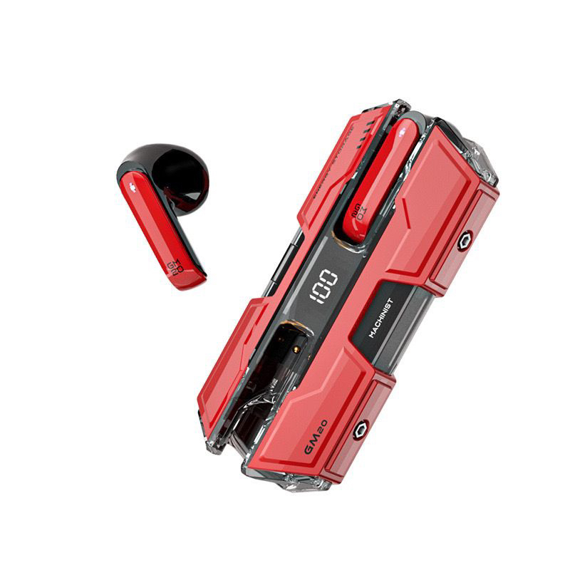 GROSIR Headset Bluetooth TWS Gaming GM-20 LED Suara Ngebass