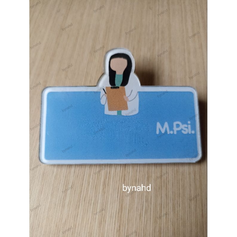 

pin name tag profesi