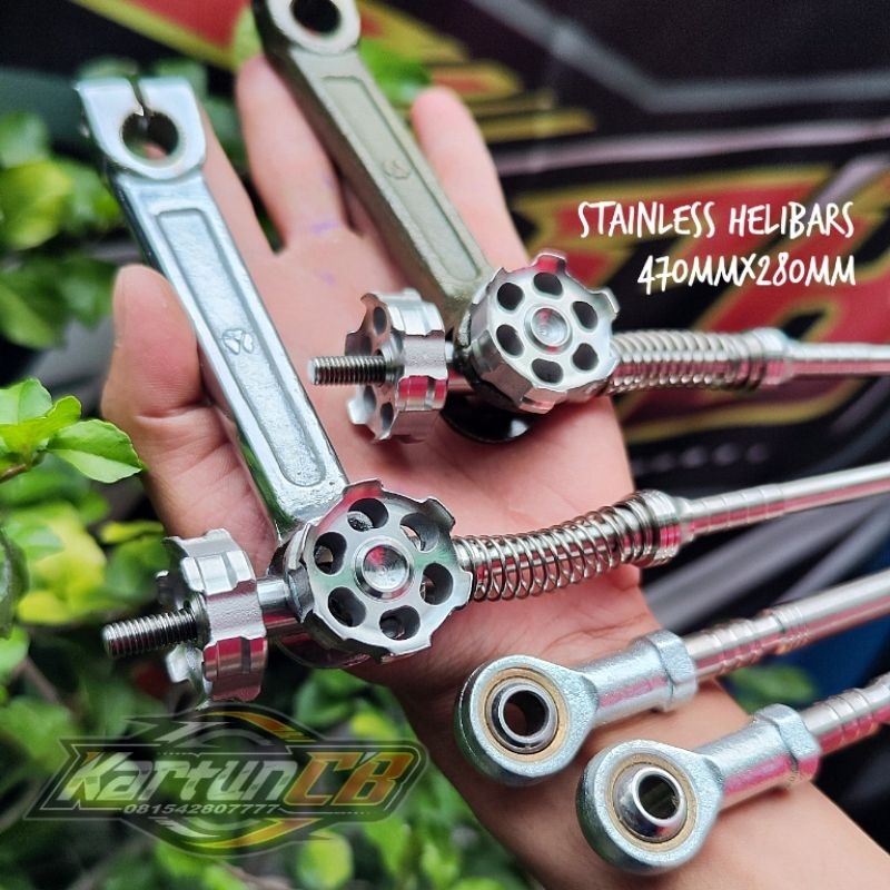 Stik rem kawat rem stainless sett standhub stainless helibars 47cmx28cm bisa sett paha rem bajaj pul