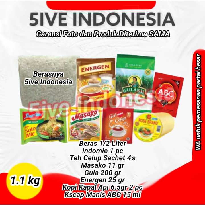 

SEMBAKO MURAH BERBAGI / PAKET PARCEL HEMAT KOMPLIT MINI 1 (GROSIR)