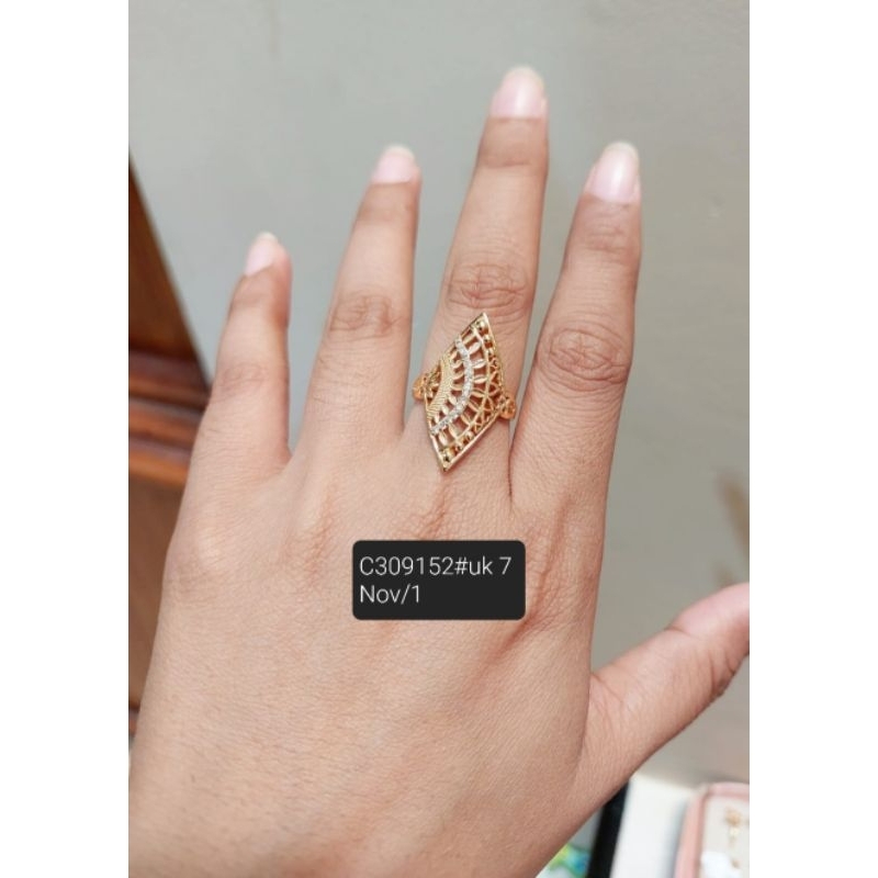 cincin lapis emas dubai panjang