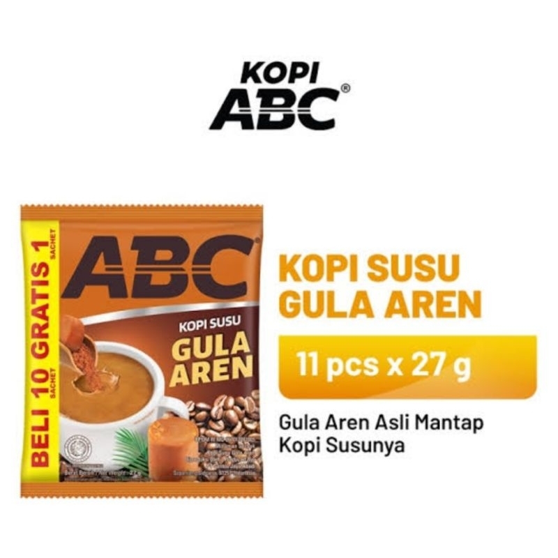 kopi abc gula aren sachet siap saji 27gr