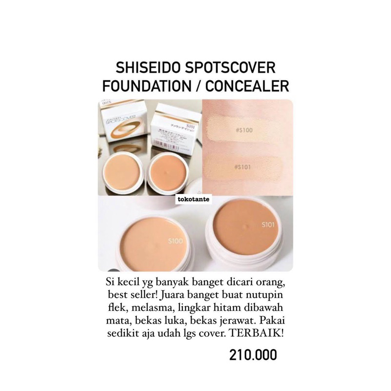 Shiseido Spot Cover Foundation