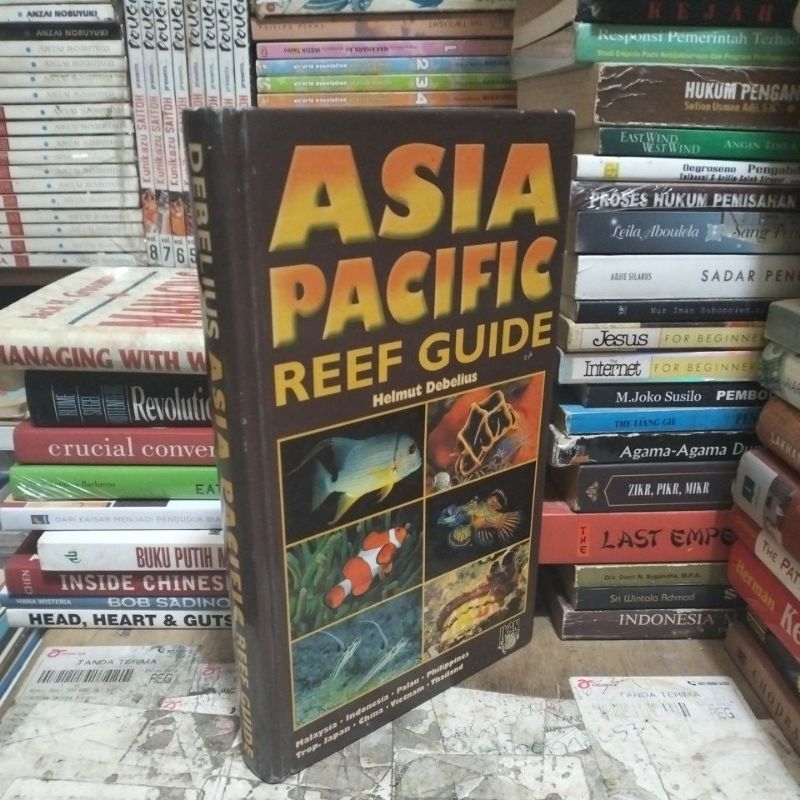 Buku Import ASIAN PACIFIC REEF GUIDE Helmut Debelius