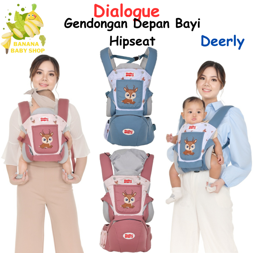 Dialogue Gendongan Depan Bayi Hipseat Deerly Series - Gendongan Bayi Anak