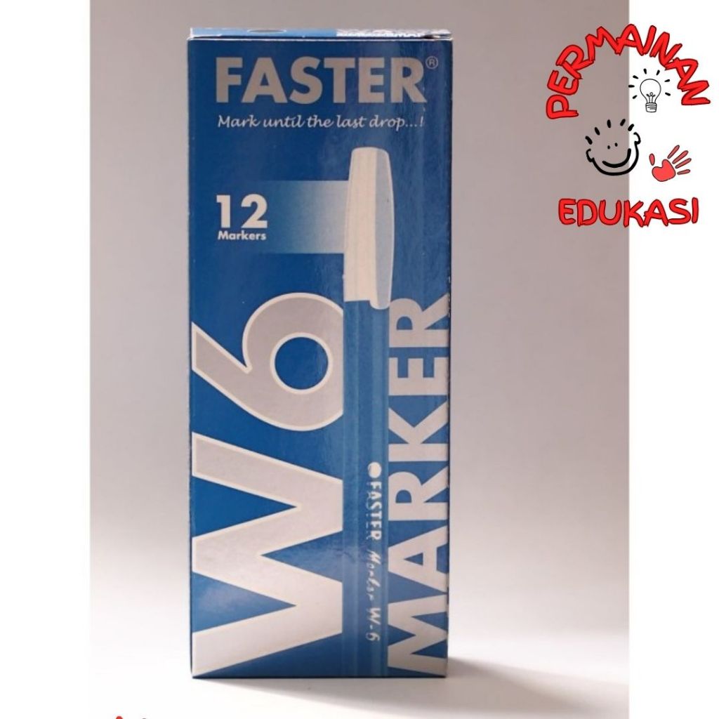 

SPIDOL FASTER MARKER WATER W-6 WANA MERAH