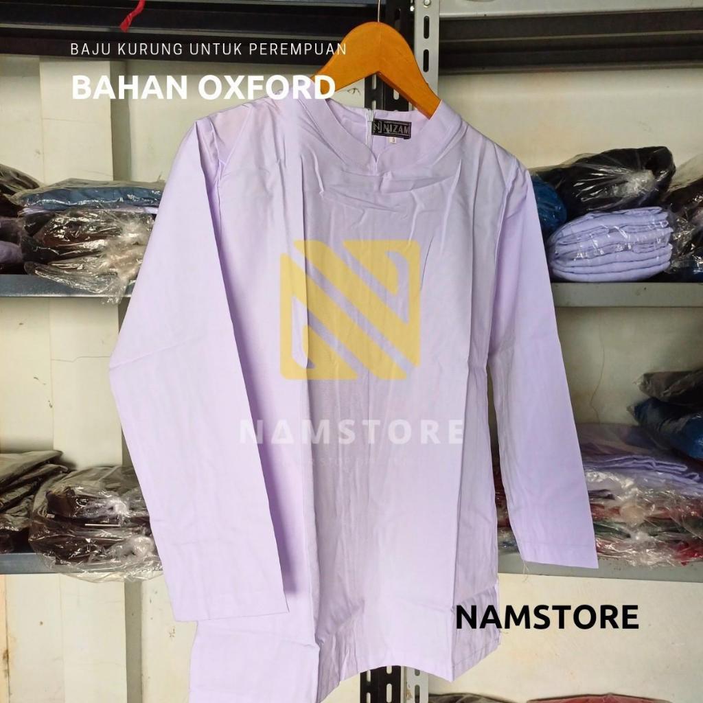 Unik Baju Muslim Perempuan / Kurung / Baju Padang Seragam Sekolah Sd/Smp/Pesantren Kain Oxford