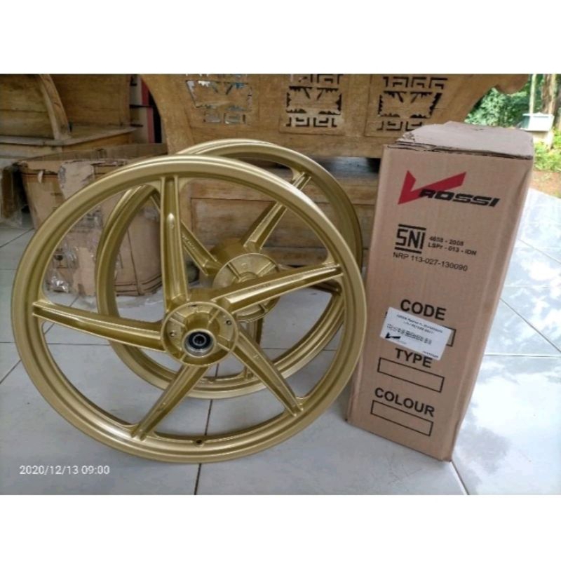 velg racing V Rossi palang 5 karisma,Supra x 125 lama