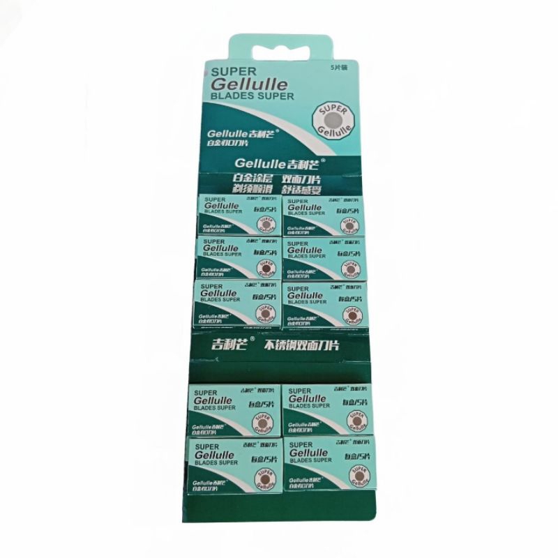 Gellulle Pisau Silet Alat Cukur Cukuran Barber Barbershop Super Paling Tajam Razor Berkualitas Tukan