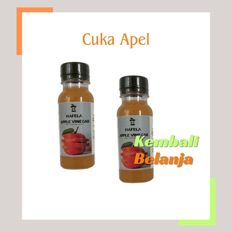 Cuka Apel Murni 100 Ml/ Cuka Apel Asli/ Cuka Apel Batu/ Cuka Apel Murah/ Apple Vinegar