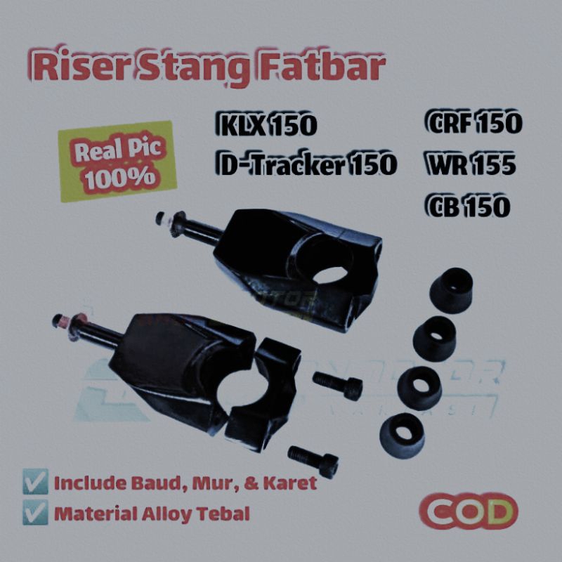 Riser/Raiser Stang RZR Fatbar KLX 150 KLX BF CRF 150L D-TRACKER CB 150R