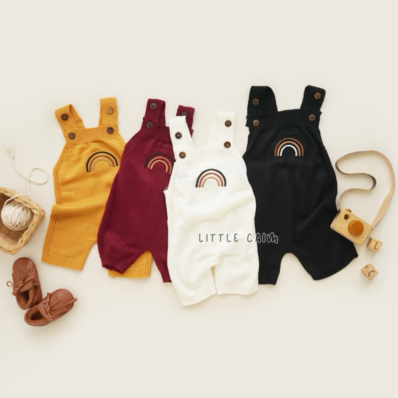 LITTLECAIM - Kefa Jumper overall anak jumpsuit anak baju anak rajut jumpsuit rajut anak overall raju