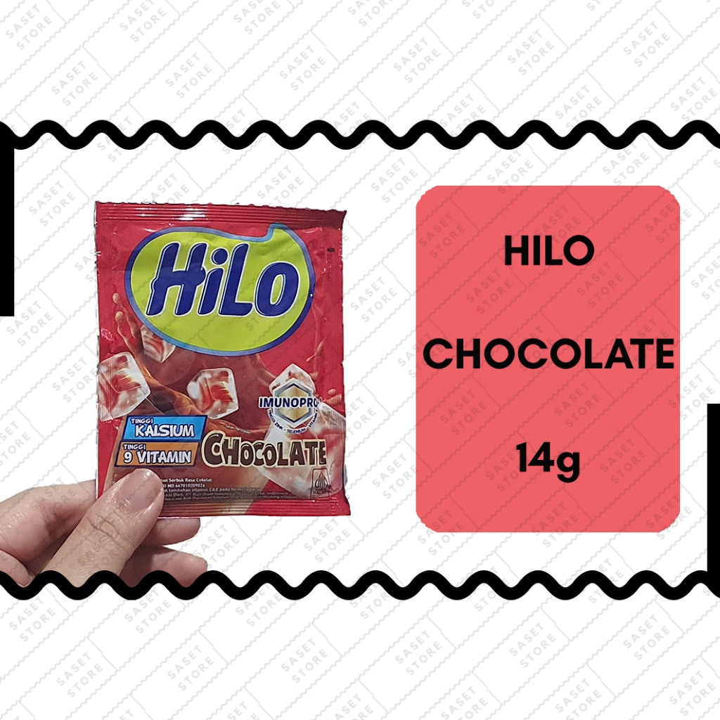 

HiLo Chocolate 14g Sachet Minuman Serbuk Instan Cokelat