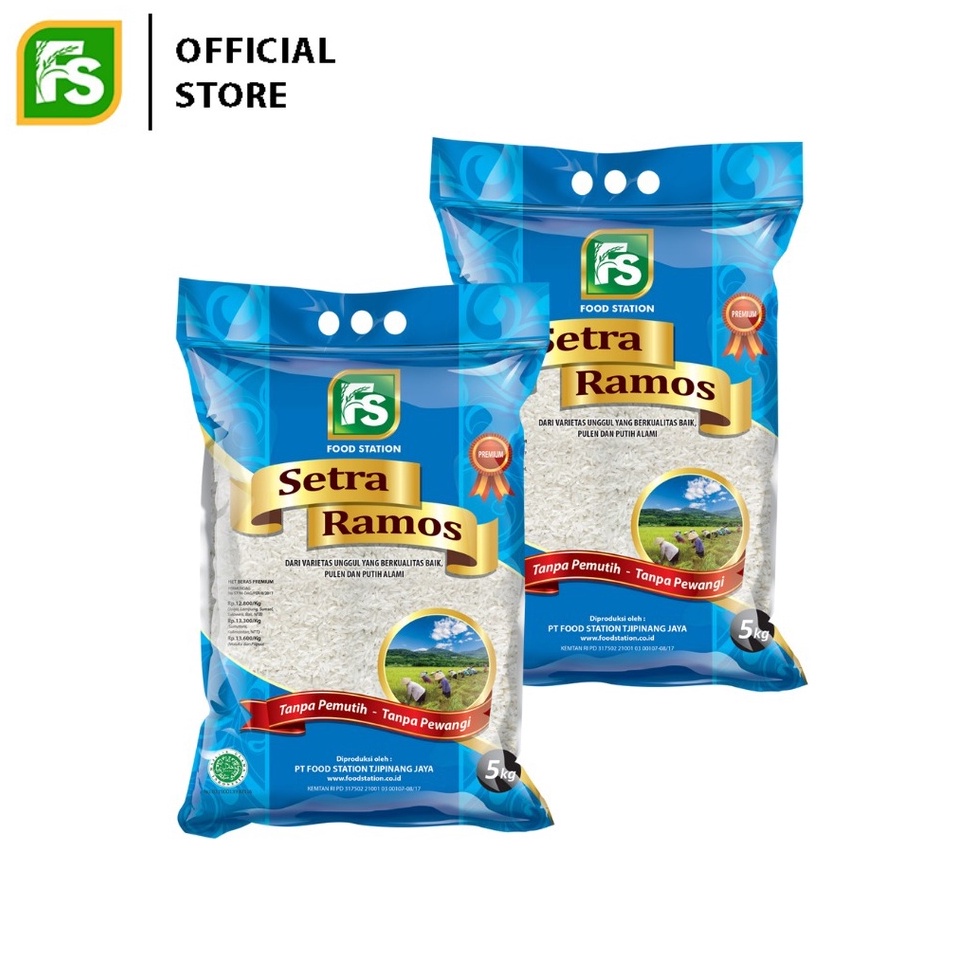 

Super Oke Food Station - Setra Ramos Premium Beras [2 sak @ 5 kg]