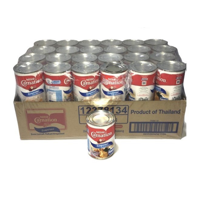 

Nestle Carnation Susu Evaporasi 405gr (isi 48) DUS - CARGO