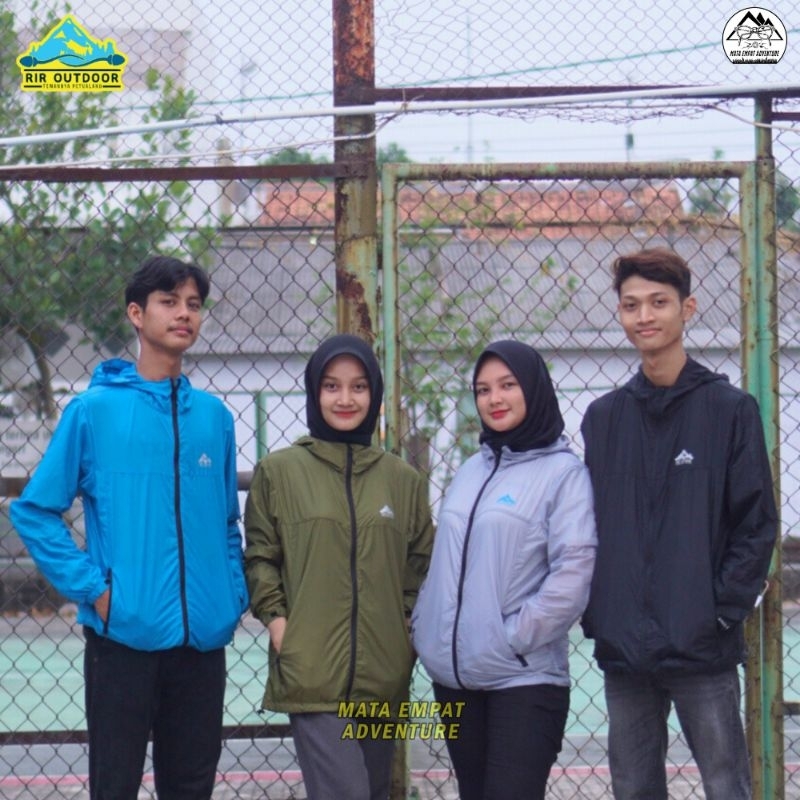 JAKET PARASUT OLAHRAGA RIR SONIC JAKET RUNNING SEPEDA WINDBREAKER ULTRALIGHT PRIA WANITA