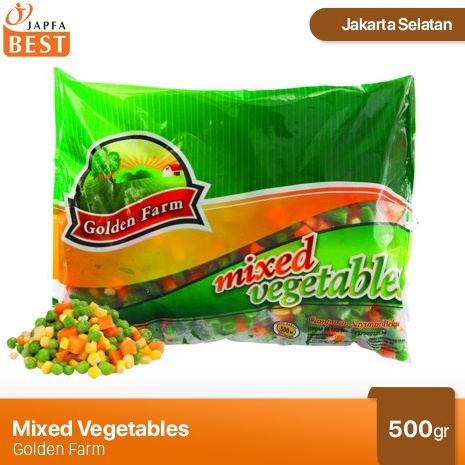 

Keren abis Mixed Vegetables / Campuran Sayuran Beku Golden Farm 500 gr