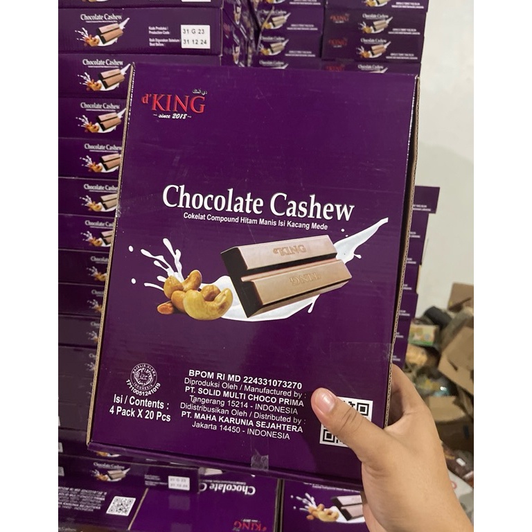 

Hemat Keras musdalifah coklat cashew isi 80 batang